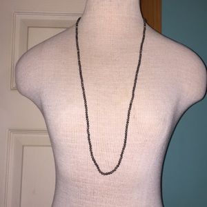 Long bead necklace